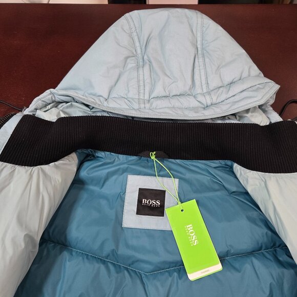 BOSS Down Filled Hooded Puffer Jacket - Picture 11 of 16